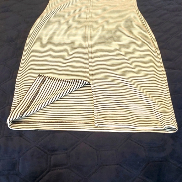 Zara Trafaluc striped bodycon dress medium - Picture 4 of 7